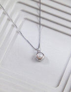 S925 Silver Pearl necklace/earrings