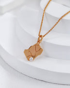 S925 Silver Retro Gold cracked Pearl necklace/ earrings/ ring