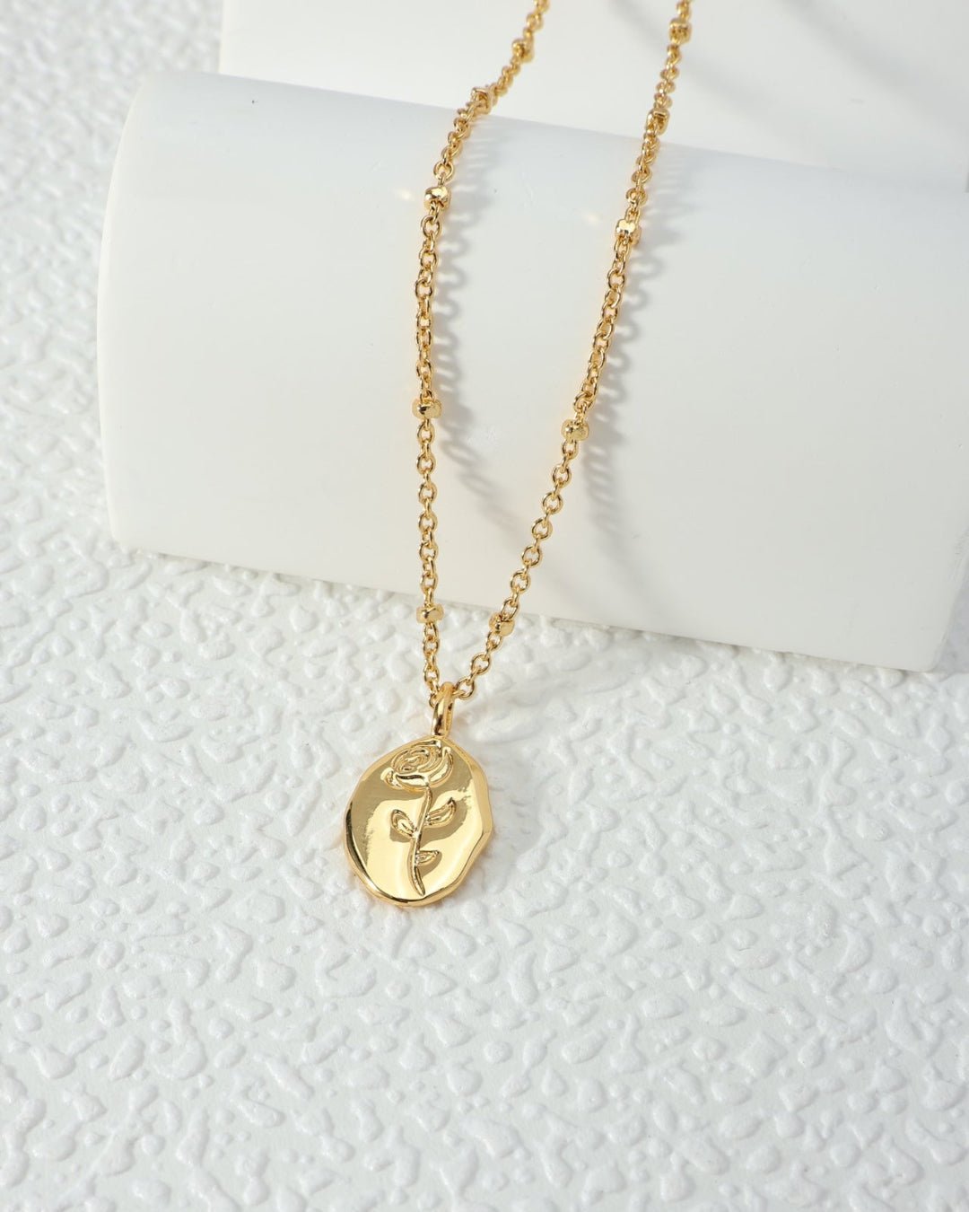 Copper plated with 18k gold necklace