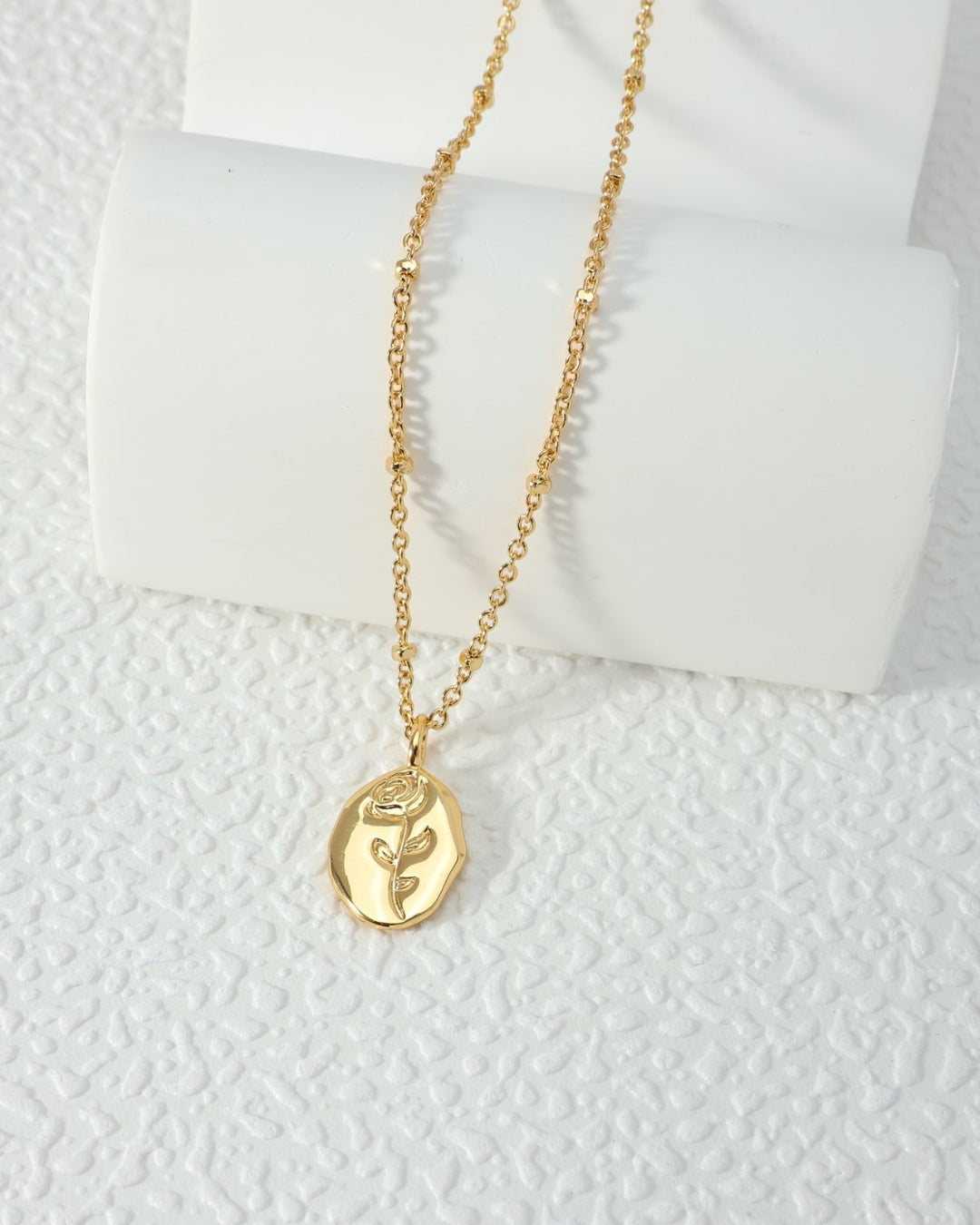 Copper plated with 18k gold necklace