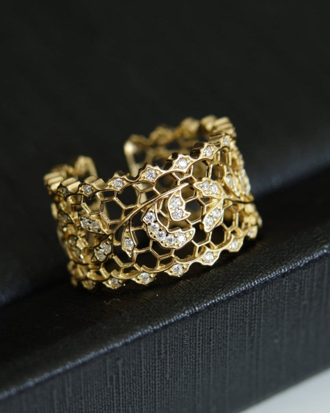 【Cloud Gap Light】s925 silver-plated 18k gold&zircon