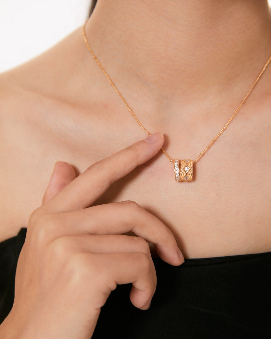 【Textured Starscape 】Pendant Necklace