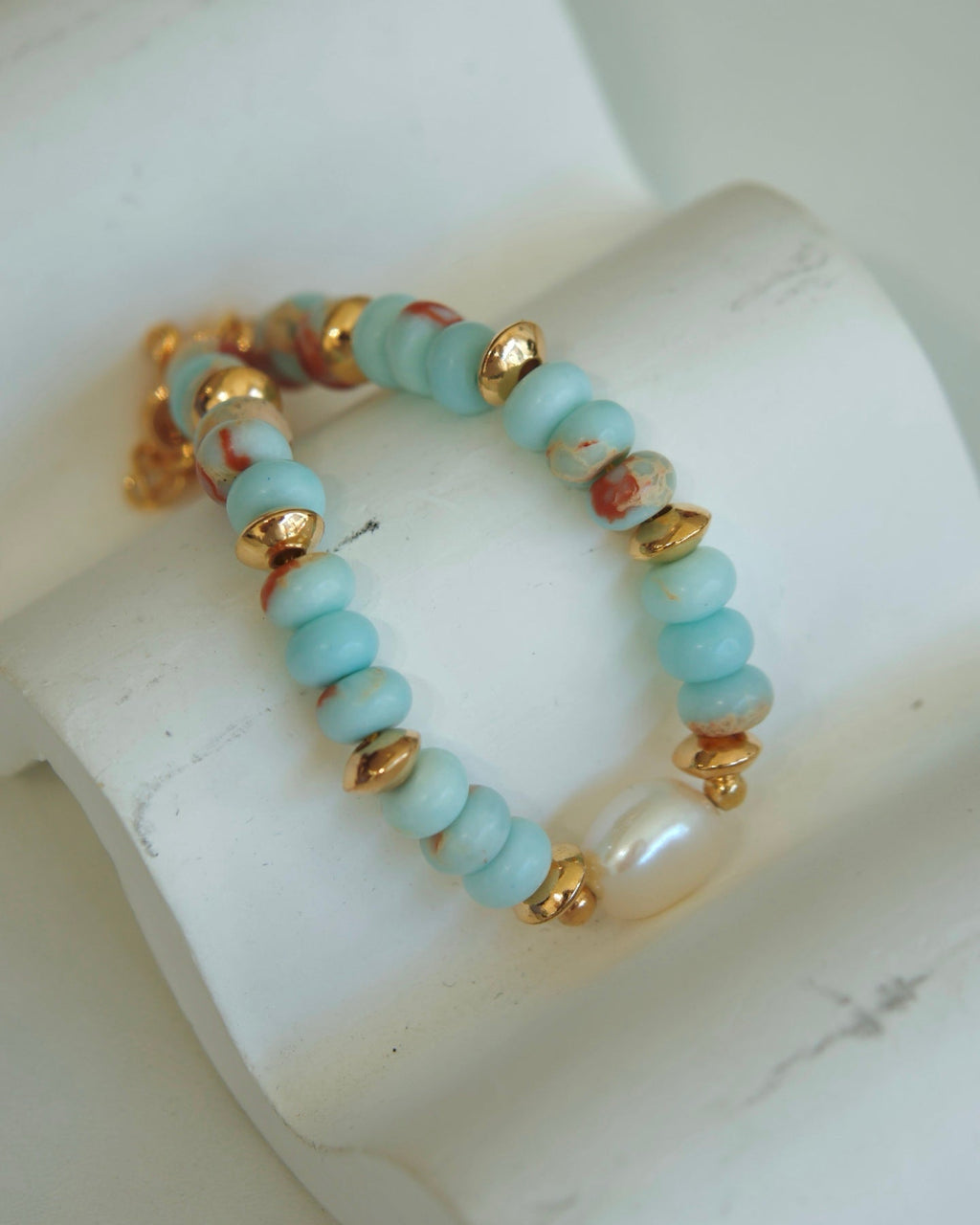 Natural Pearl Bracelet,Shoushan Stone (Agate)