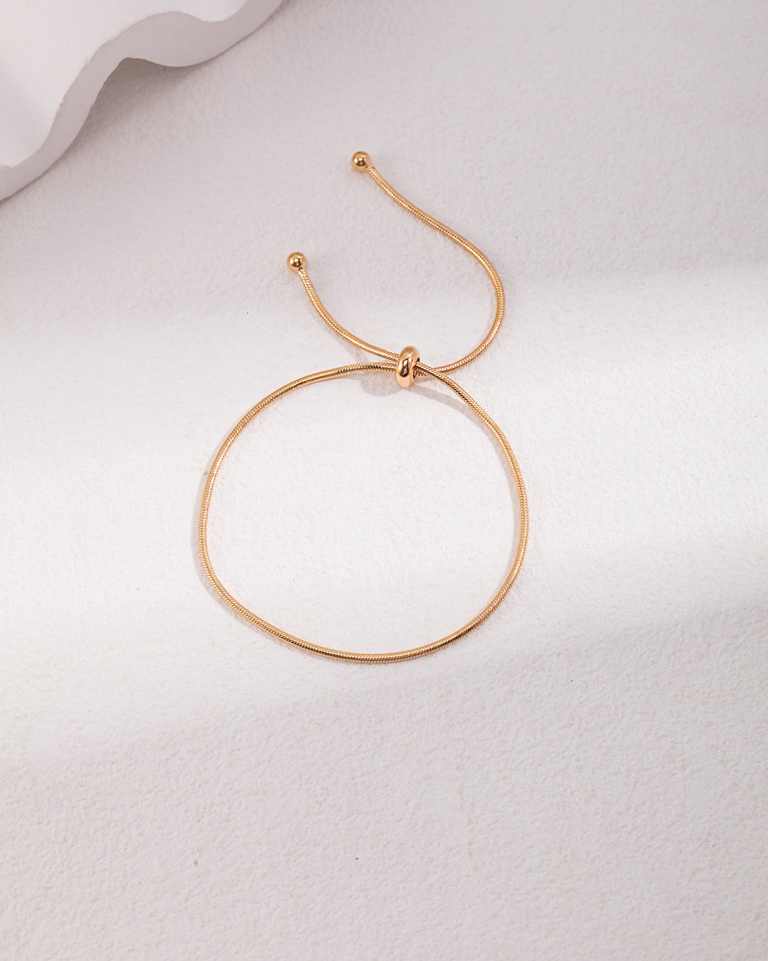 Pure silver simple bracelet