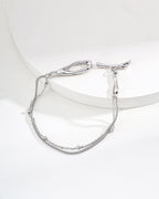 Bracelet classique en argent sterling S925, argent/or
