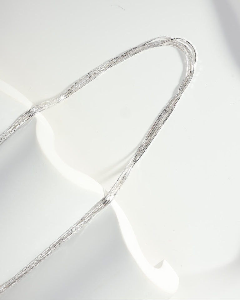 Layers Sterling Silver Snake Chain