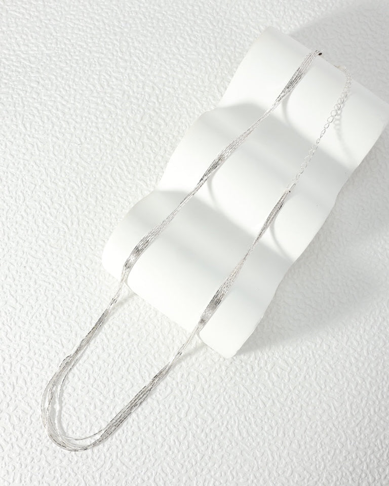 Layers Sterling Silver Snake Chain