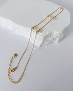 Gold-Plated Sterling Silver Blossom Necklace