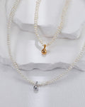 S925 Sterling Silver Water Droplet Pearl Necklace