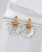 S925 Sterling Silver & Mother of Pearl Earrings