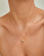 S925 Sterling Silver & Zirconia ‘Waist’ Curve Necklace