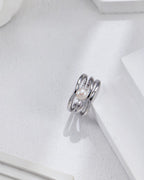 S925 Sterling Silver Pearl Ring
