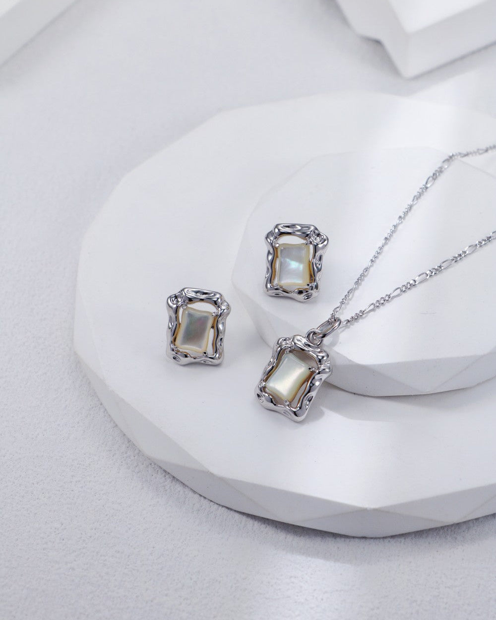 S925 Sterling Silver & Mother of Pearl Jewelry Series