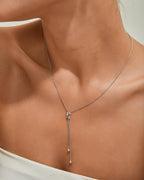 S925 Sterling Silver Fashion Tassel Necklace