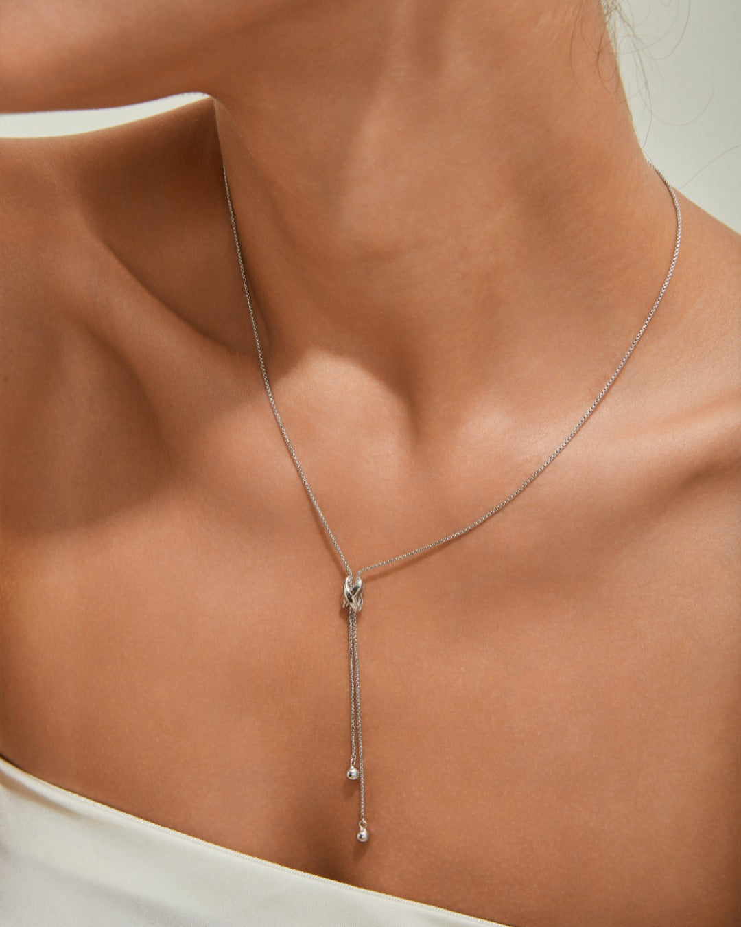 S925 Sterling Silver Fashion Tassel Necklace