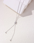 S925 Sterling Silver Fashion Tassel Necklace