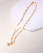S925 Retro Gold Pearl Jewelry Set