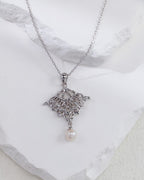 S925 Fashion “Skirt-Hem” Pearl Necklace