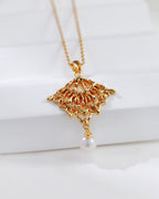 S925 Fashion “Skirt-Hem” Pearl Necklace