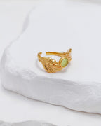 S925 Gold Calla Chalcedony Collection