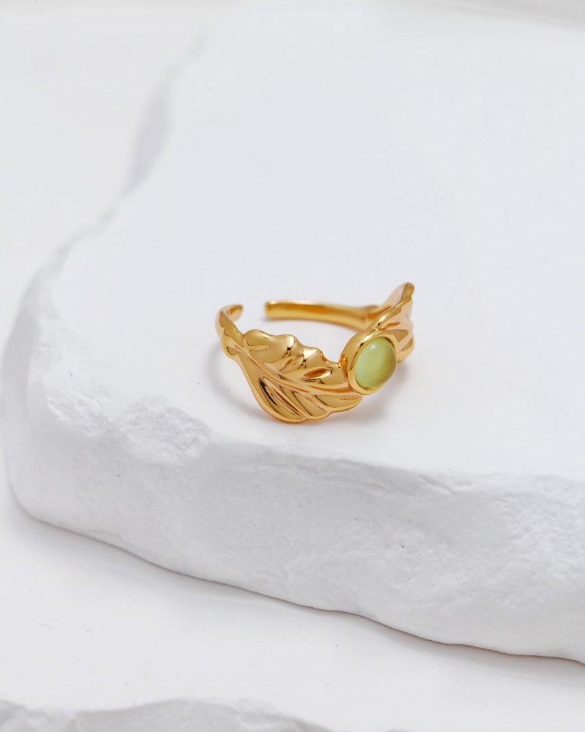 S925 Gold Calla Chalcedony Collection