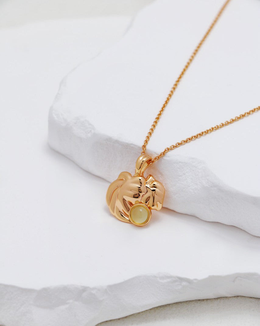 S925 Gold Calla Chalcedony Collection