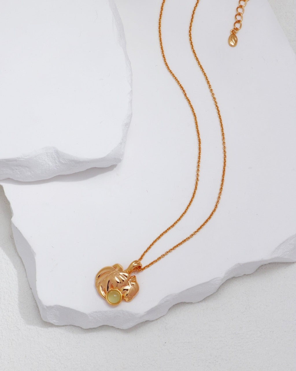S925 Gold Calla Chalcedony Collection