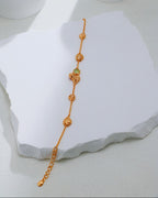 S925 Gold Calla Chalcedony Collection