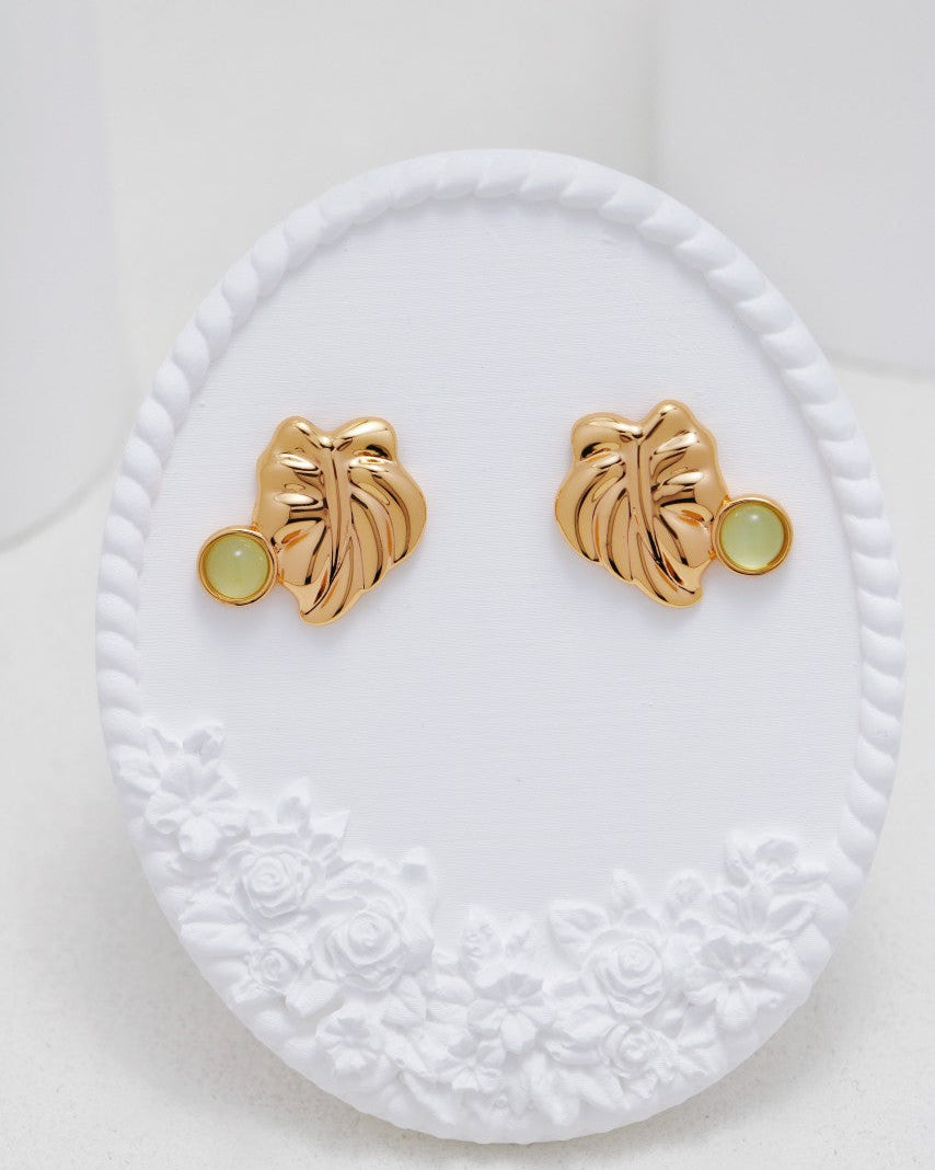 S925 Gold Calla Chalcedony Collection