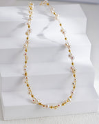 S925 Woven Pearl Necklace