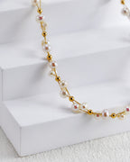 S925 Woven Pearl Necklace