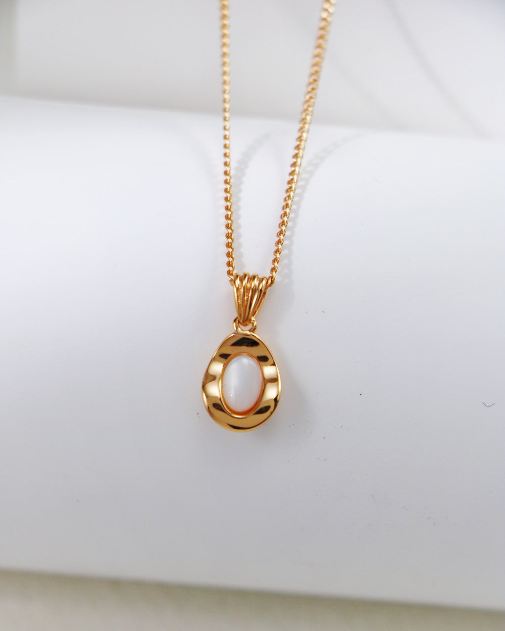 S925 Silver Mother-of-Pearl Necklace