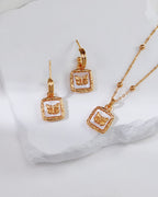 S925 Gold Mother-of-Pearl Butterfly Collection