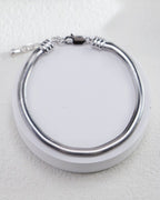 S925 Sterling Silver Faceted Flat Snake Chain Collection