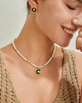 S925 Vintage Gold Rose & Pearl Collection