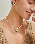 S925 Vintage Gold Rose & Pearl Collection
