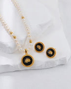 S925 Vintage Gold Rose & Pearl Collection