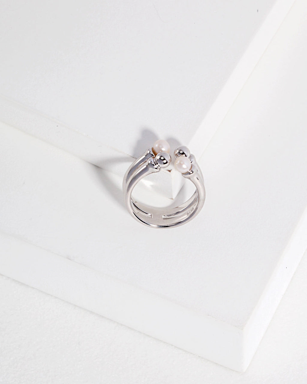 Sterling Silver Pearl Ring