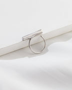 Sterling Silver Geometric Ring