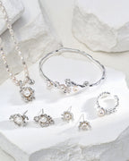 Collection Wave · Bracelet en argent sterling et perles