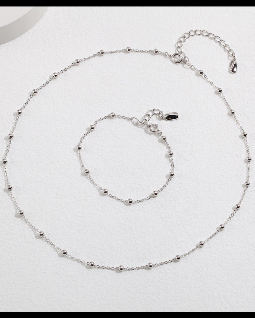 Sterling Silver Minimalist Necklace/Bracelet