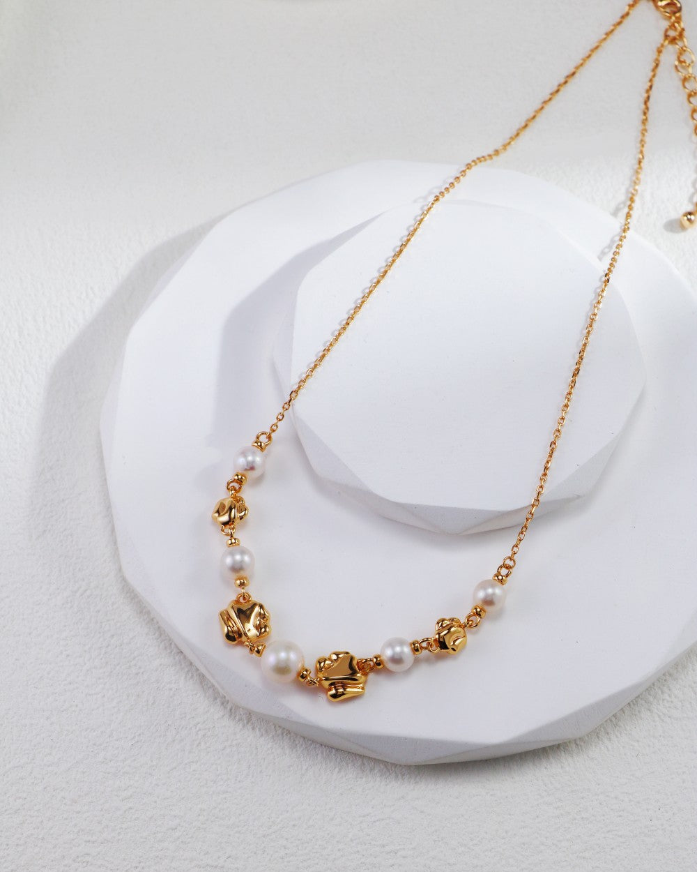 S925 Molten Gold & Pearl Collection