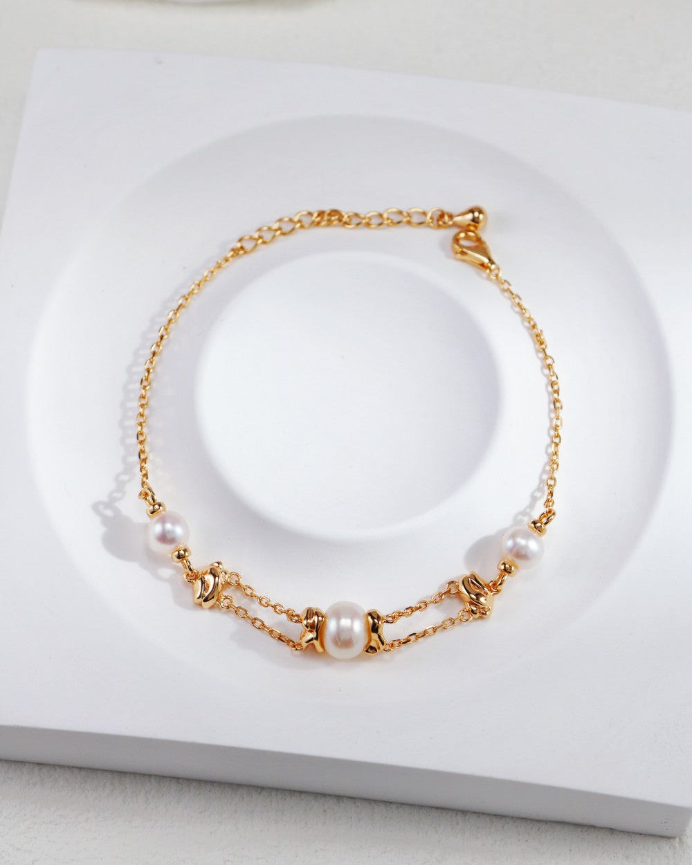 S925 Molten Gold & Pearl Collection