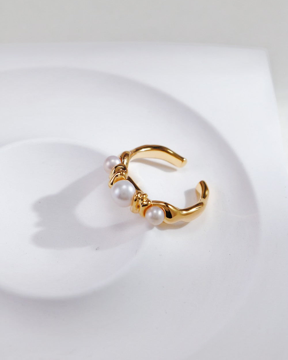 S925 Molten Gold & Pearl Collection