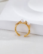 S925 Molten Gold & Pearl Collection