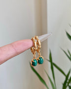 Malachite Secret Realm Earrings
