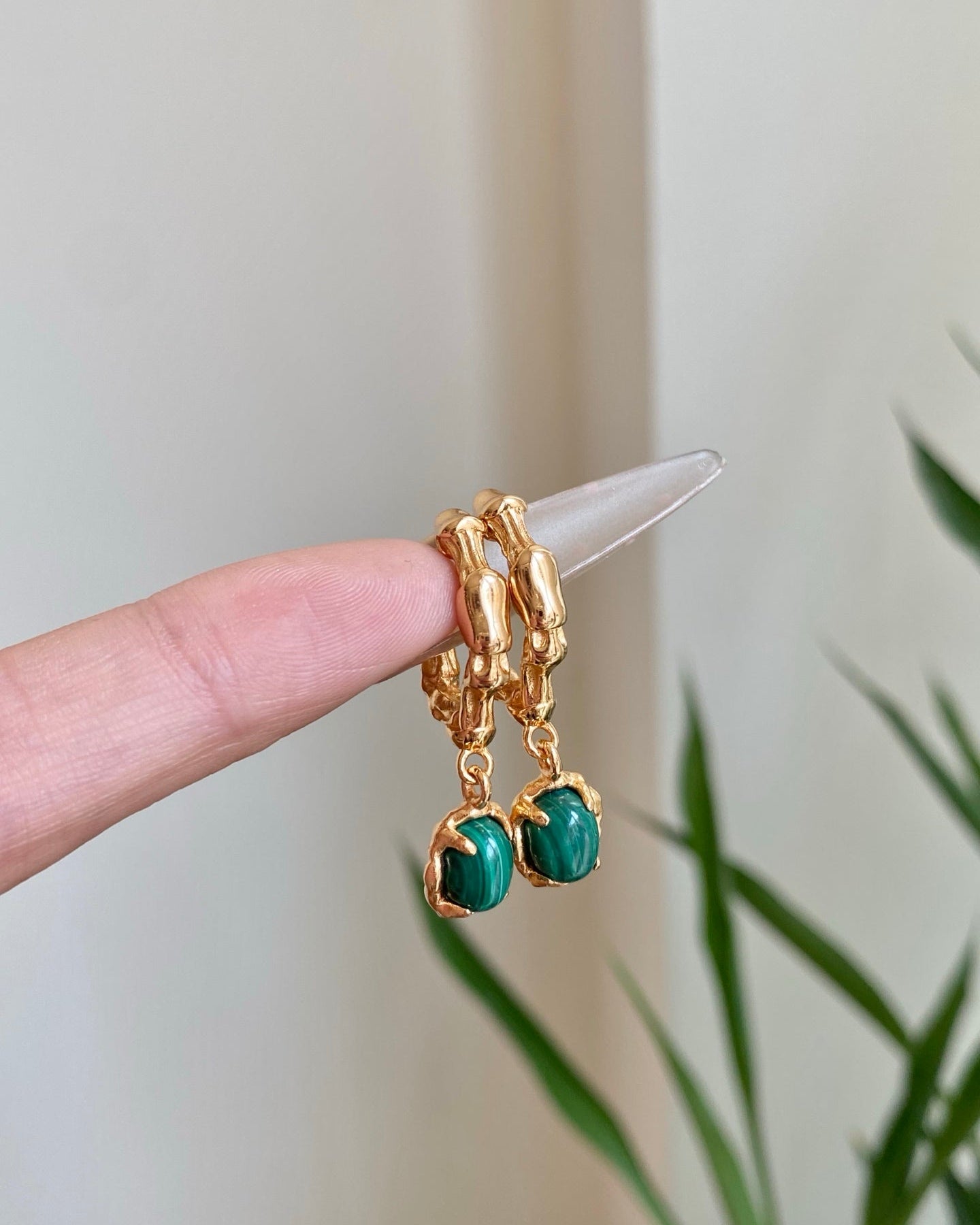 Malachite Secret Realm Earrings