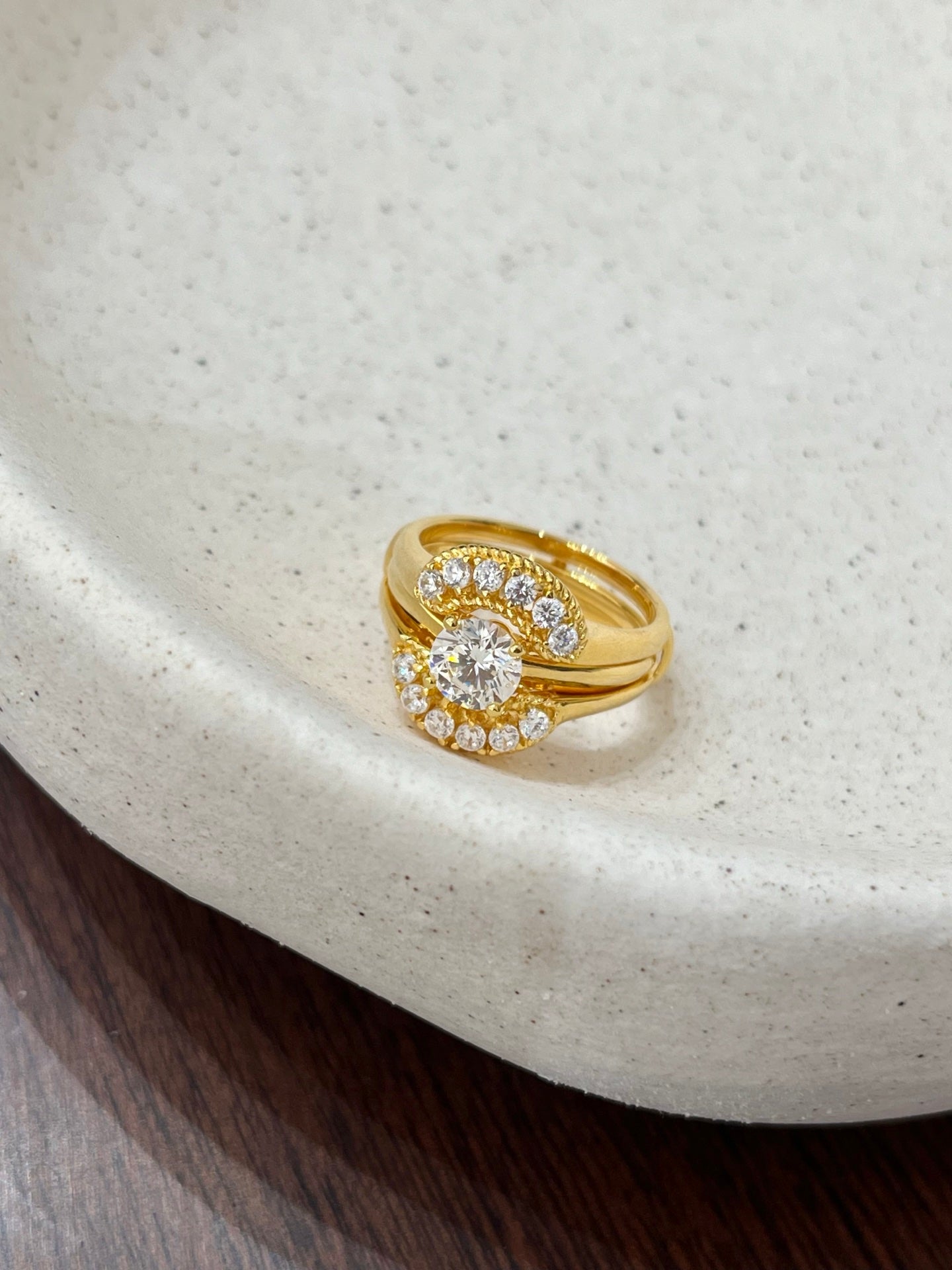 【Kiss of Time】Transformable Ring Set