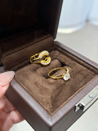 【Kiss of Time】Transformable Ring Set