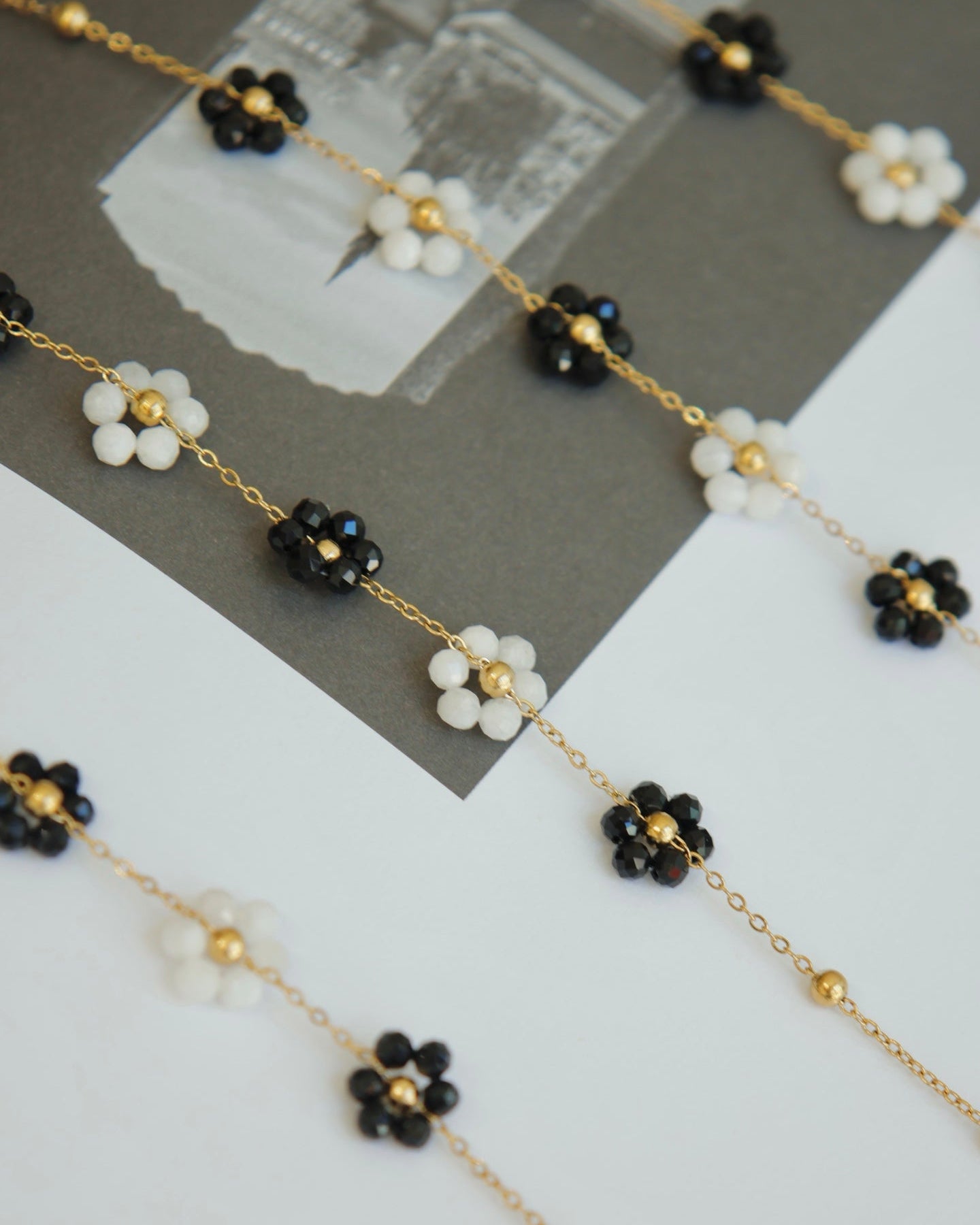 【Rebel's Garden】 Dark Floral Bracelet